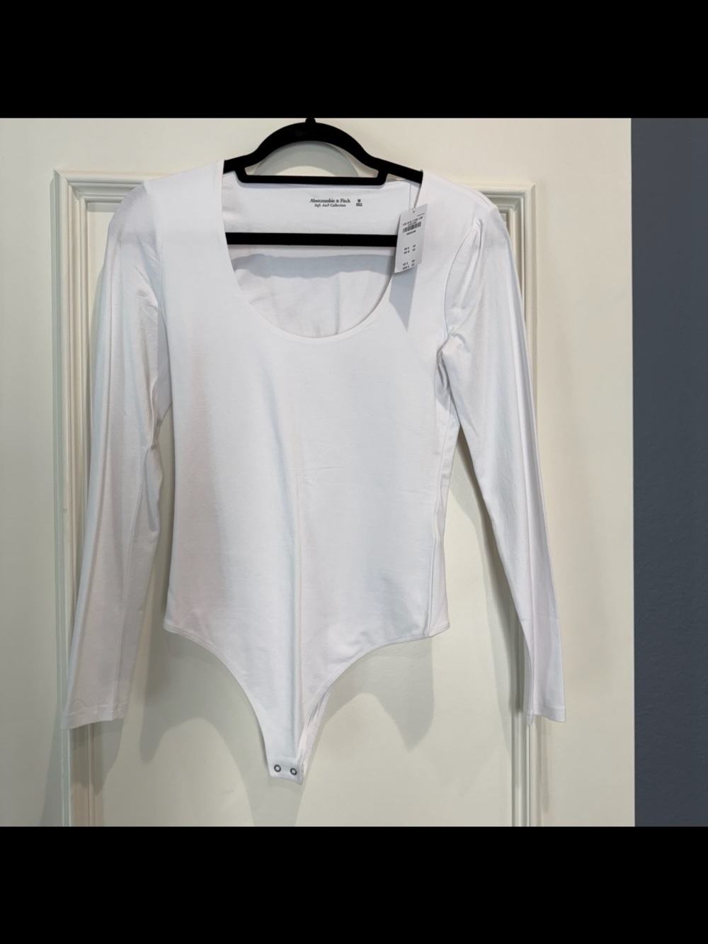 NWT Abercrombie & Fitch White Bodysuit